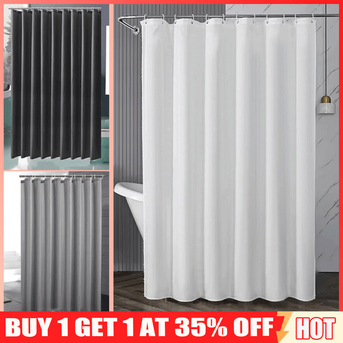 Extra long fabric shower - long,