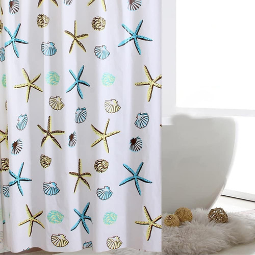 Extra long blue peva shower - extra,