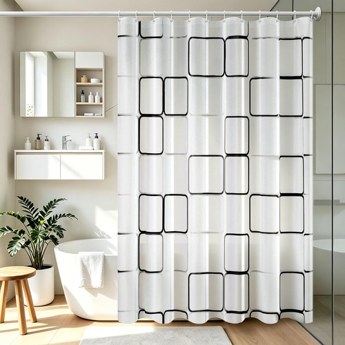 Modern extra long - long, shower
