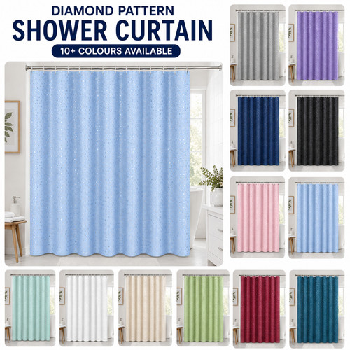 Diamond shower curtain - diamond,