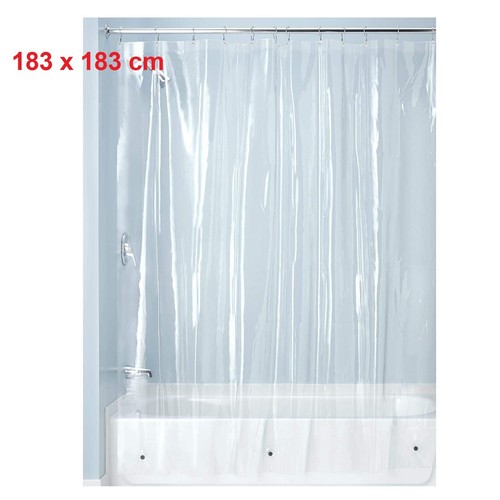 Clear shower curtain peva - clear,