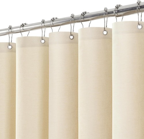 Shower curtain with - shower, metal