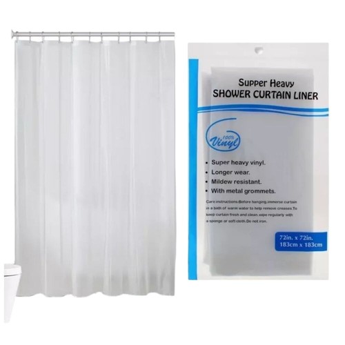 Heavy duty eva shower curtain - heavy,